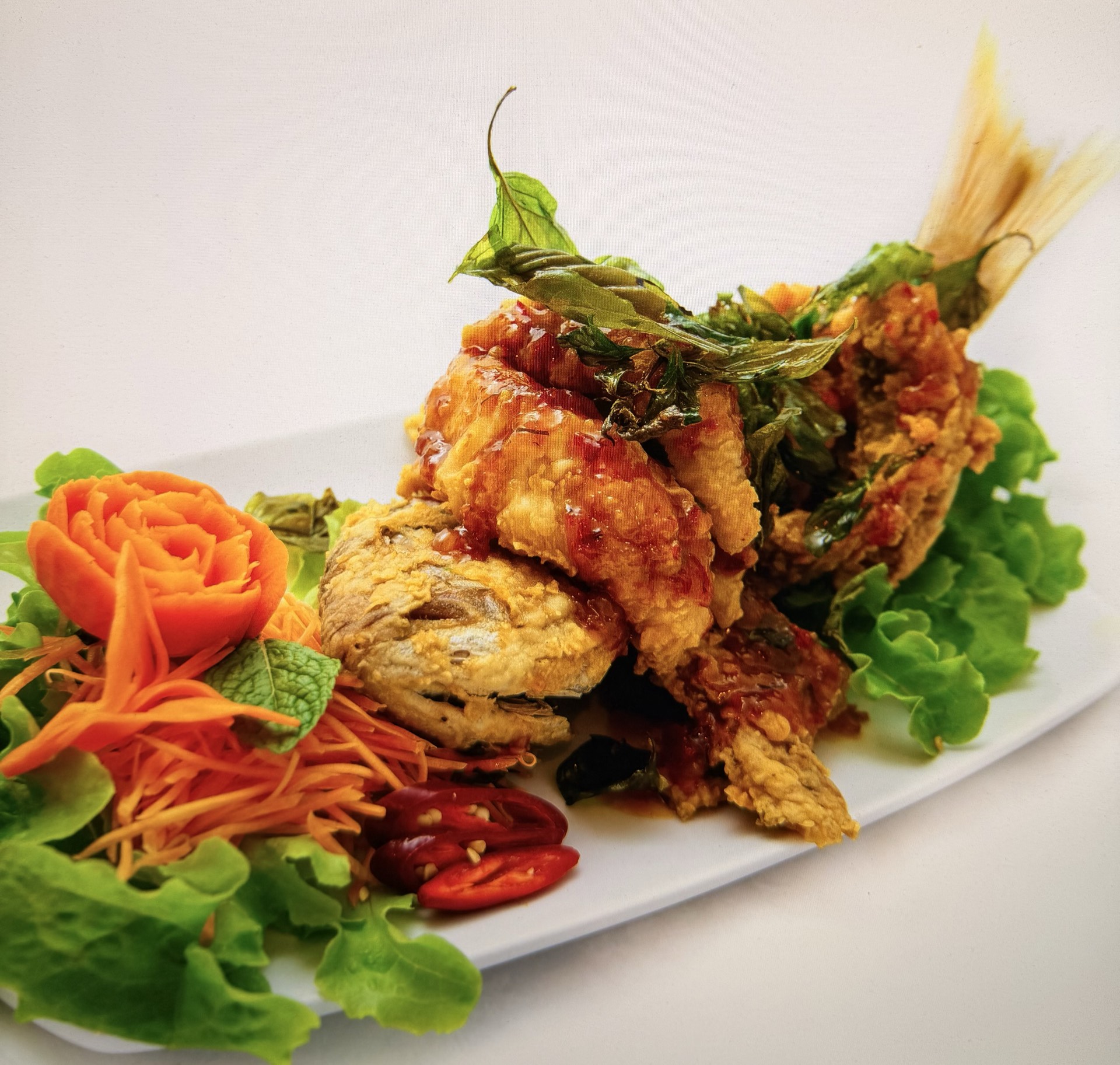 Thai Palate dinner menu